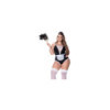 Costume de femme de ménage sexy, grande taille 